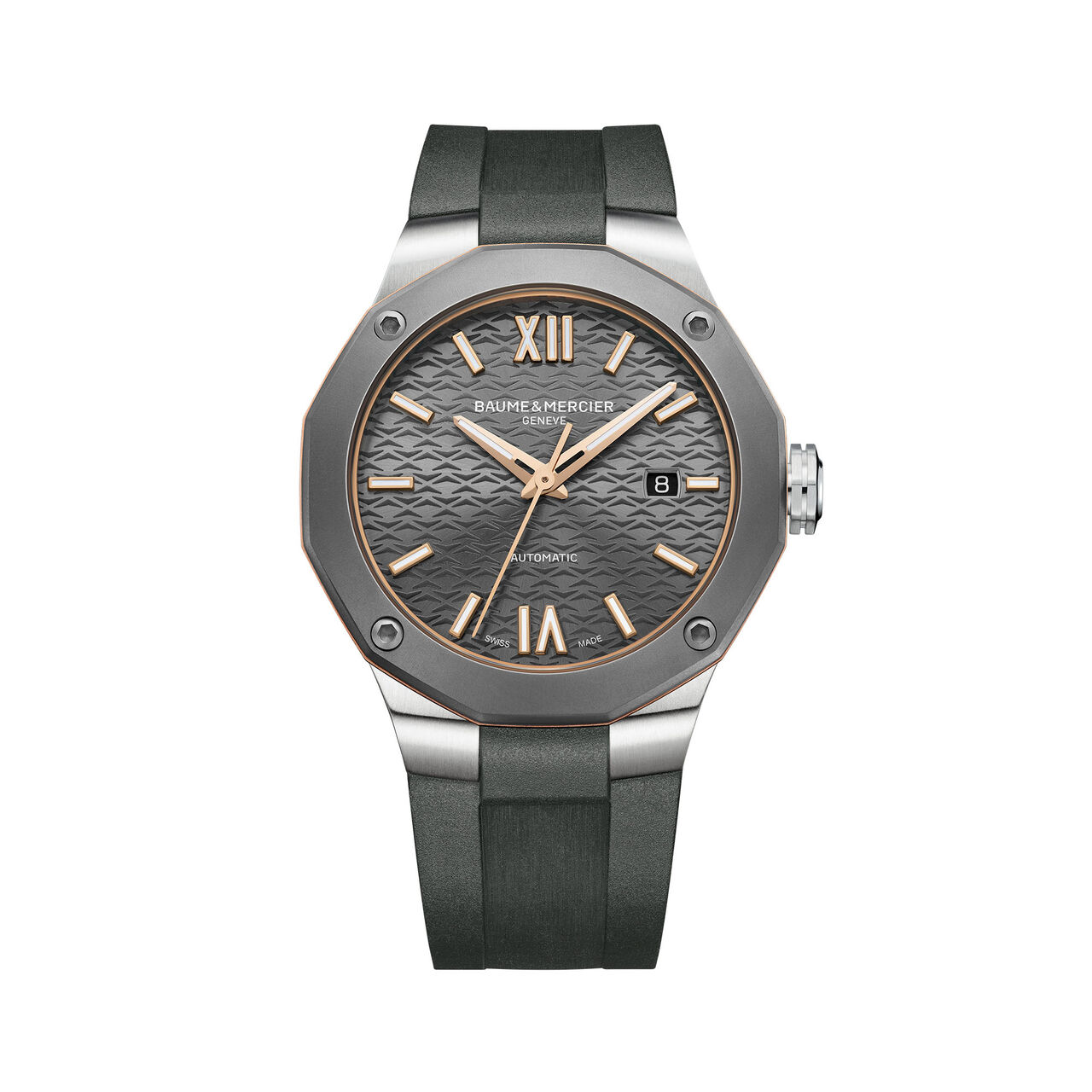 Baume & Mercier M0A10660 Riviera Automatic 42 mm Stainless Steel and Titanium Front image number 0